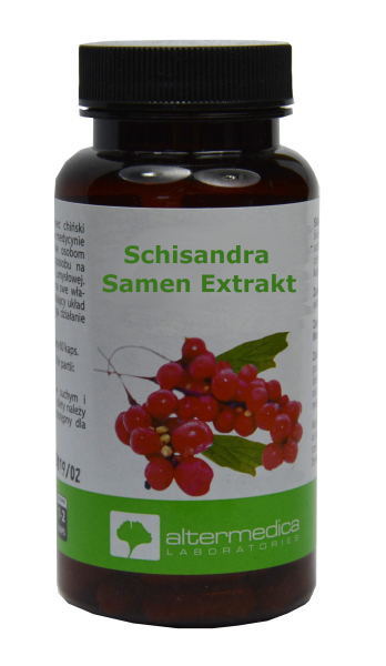 Schisandra Seed Extract, 60 capsules strengthen the adaptation to difficult and stressful conditions, for the nervous system, in case of stress, against fatigue, depression, fatigue